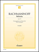 Rachmaninoff Mélodie Op. 3, No. 3