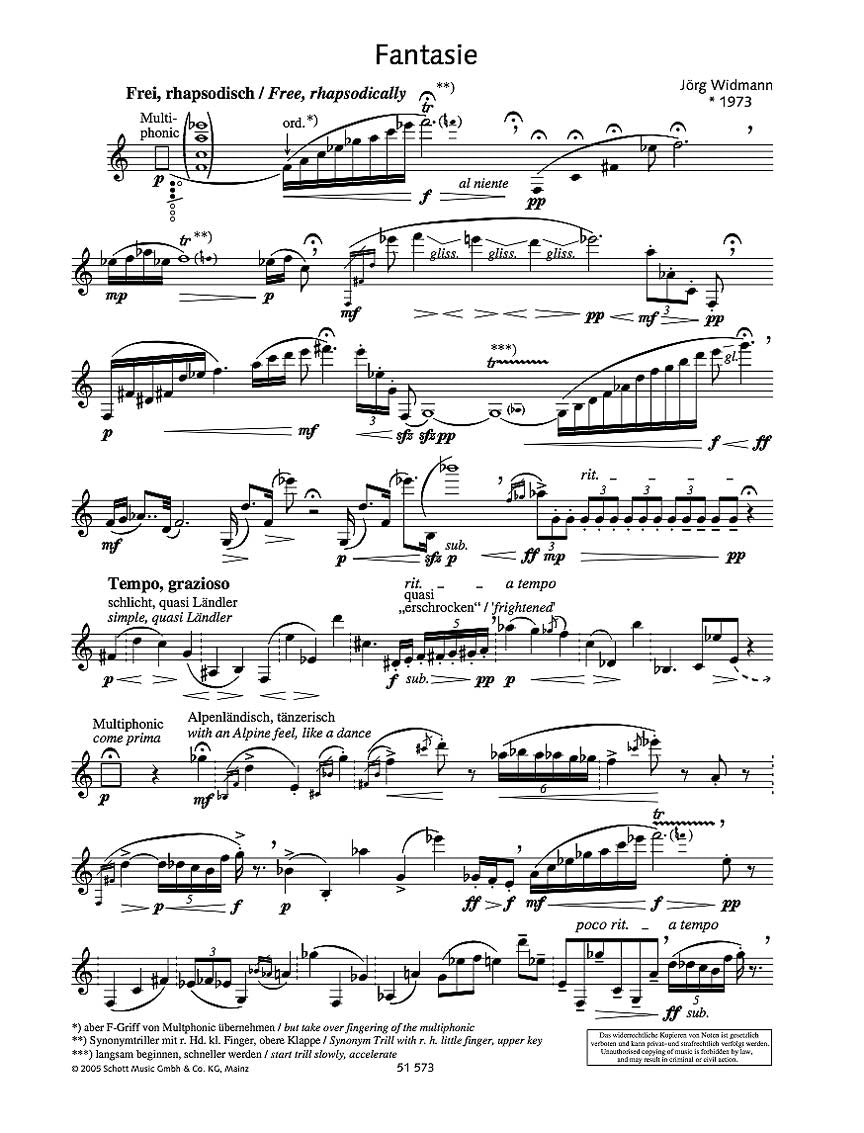 Widmann Fantasie (1993)