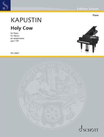 Kapustin Holy Cow Op. 139 Piano Solo