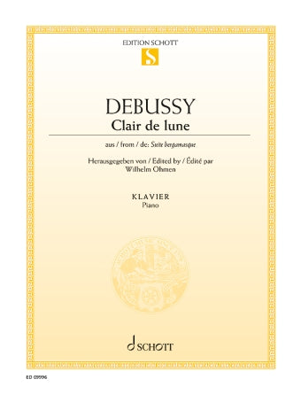 Debussy Clair de Lune from 'Suite Bergamasque' Piano