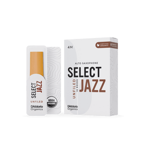 D'Addario Organic Select Jazz Alto Saxophone Reed, Unfiled