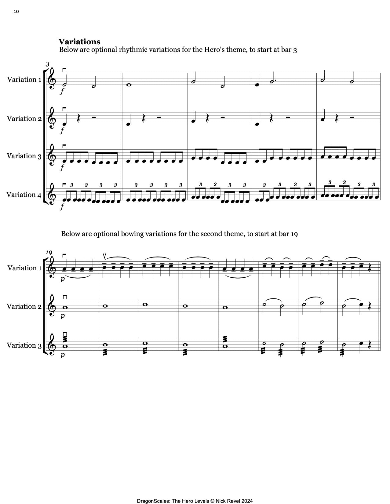 Revel: DragonScales The Hero Levels 25 Fantasy Etudes to Slay Evil, Violin Story (Level 1)