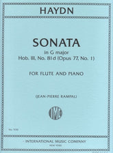 Haydn Sonata in G Major for Flute and Piano