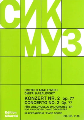Kabalevsky Konzert No. 2, Op. 77