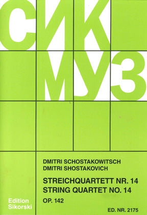Shostakovich String Quartet No. 14, Op. 142