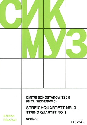 Shostakovich String Quartet No. 3, Op. 73