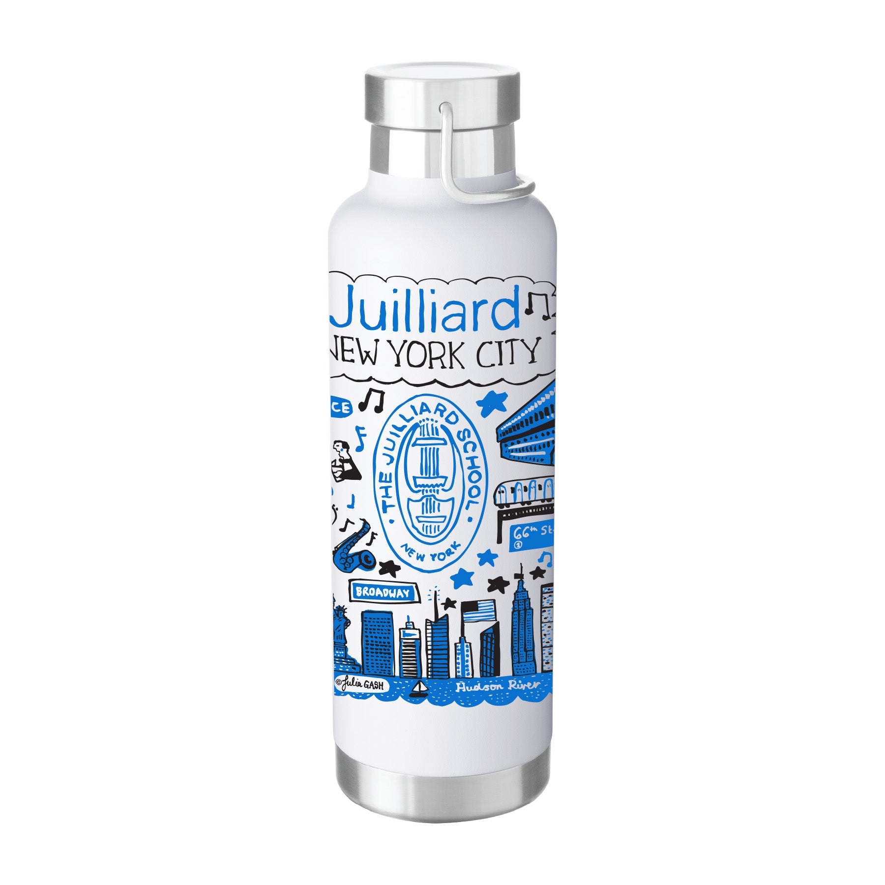 Water Bottle: 25oz Gigi metal with Julia Gash Art for Juilliard