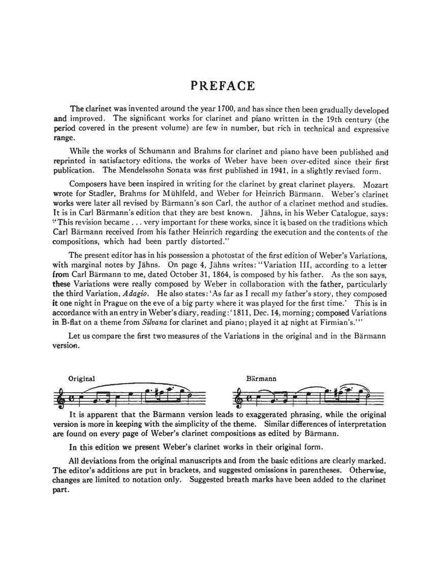 Masterworks for Clarinet and Piano