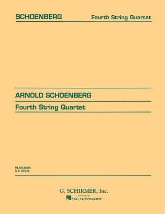 Schoenberg String Quartet No. 4 (Score)
