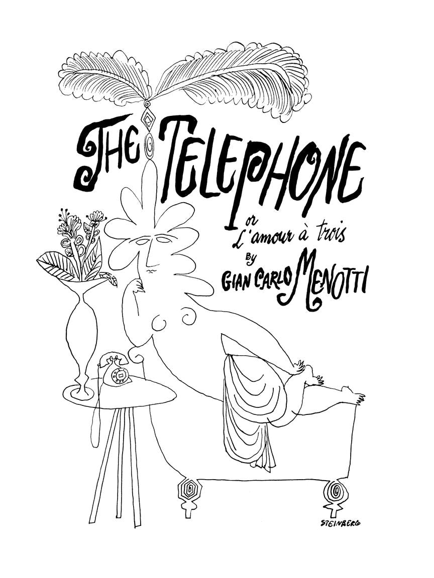 Menotti The Telephone Full Score