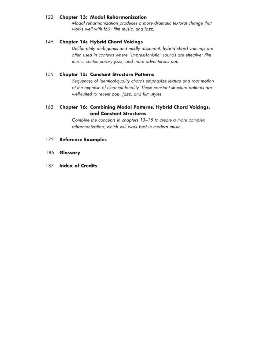 Reharmonization Techniques