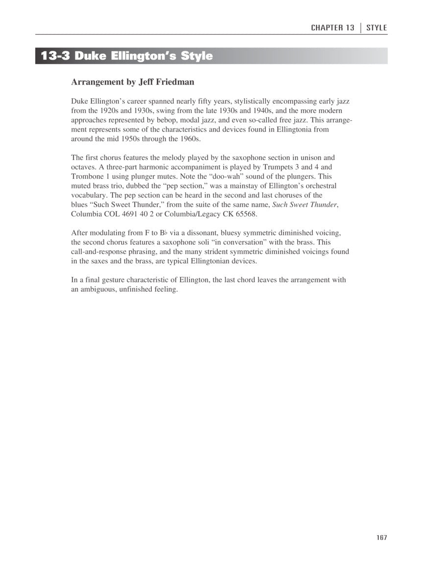 Arranging for Large Jazz Ensemble