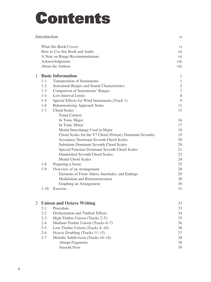 Arranging for Large Jazz Ensemble