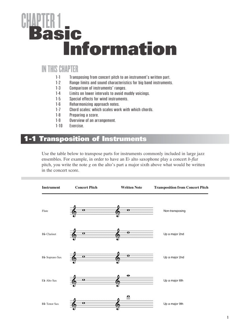 Arranging for Large Jazz Ensemble