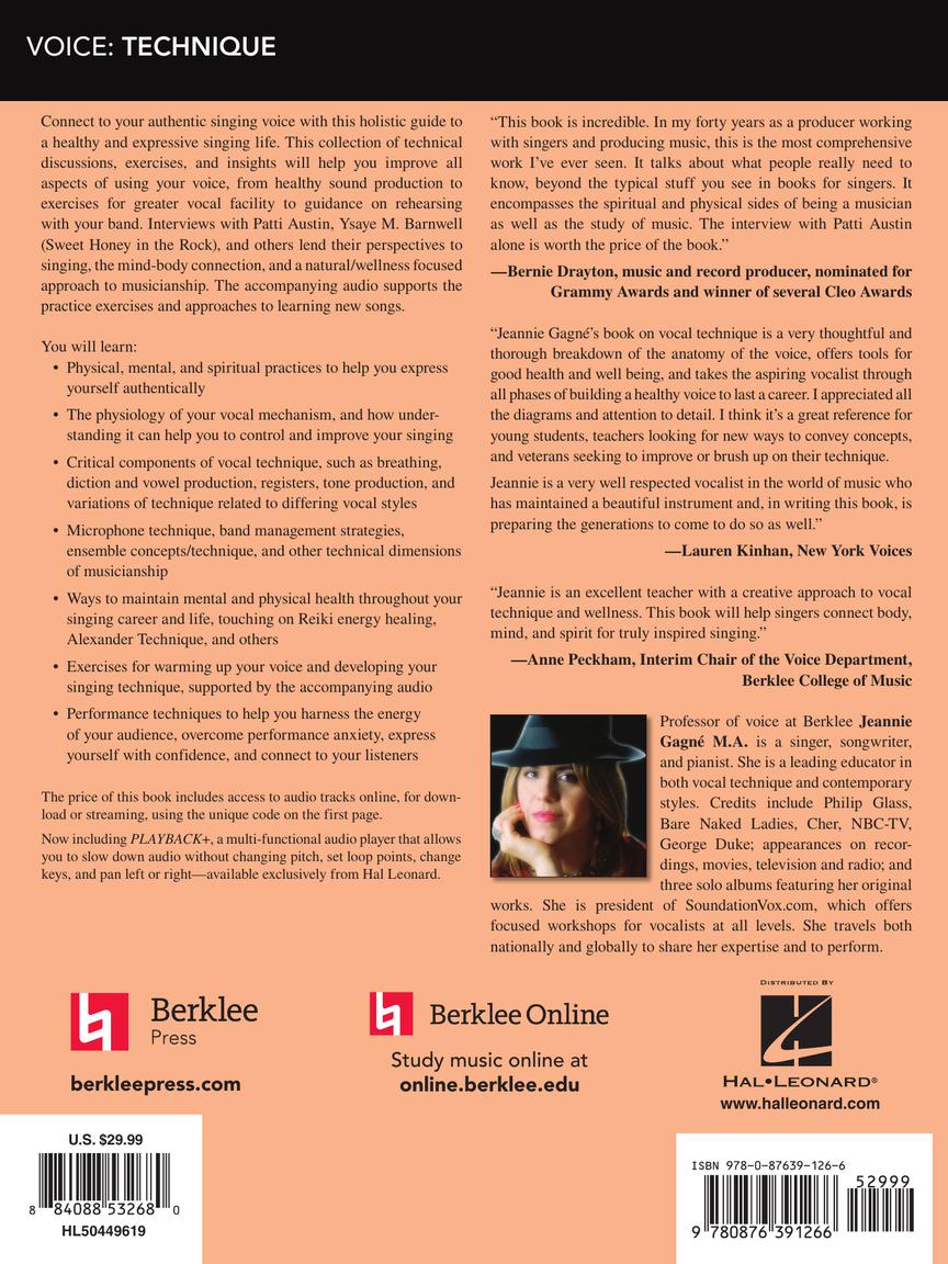 Your Singing Voice: Contemporary Techniques, Expression, and Spirit