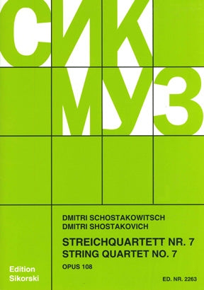 Shostakovich: String Quartet No. 7, Op. 108