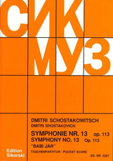 Shostakovich Symphony No. 13, Op. 113 (Babi Jar)