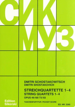 Shostakovich String Quartets, Nos. 1-4 (Op. 49, 68, 76, 83)