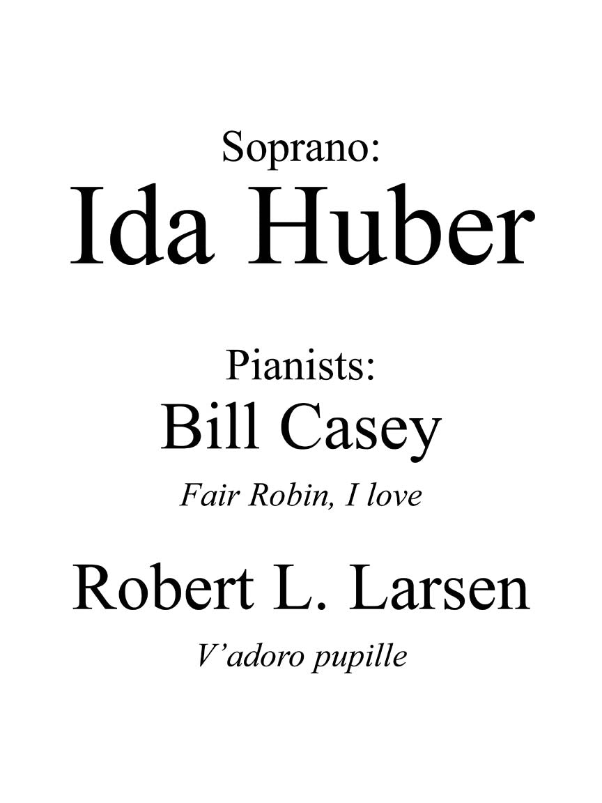 Arias for Soprano