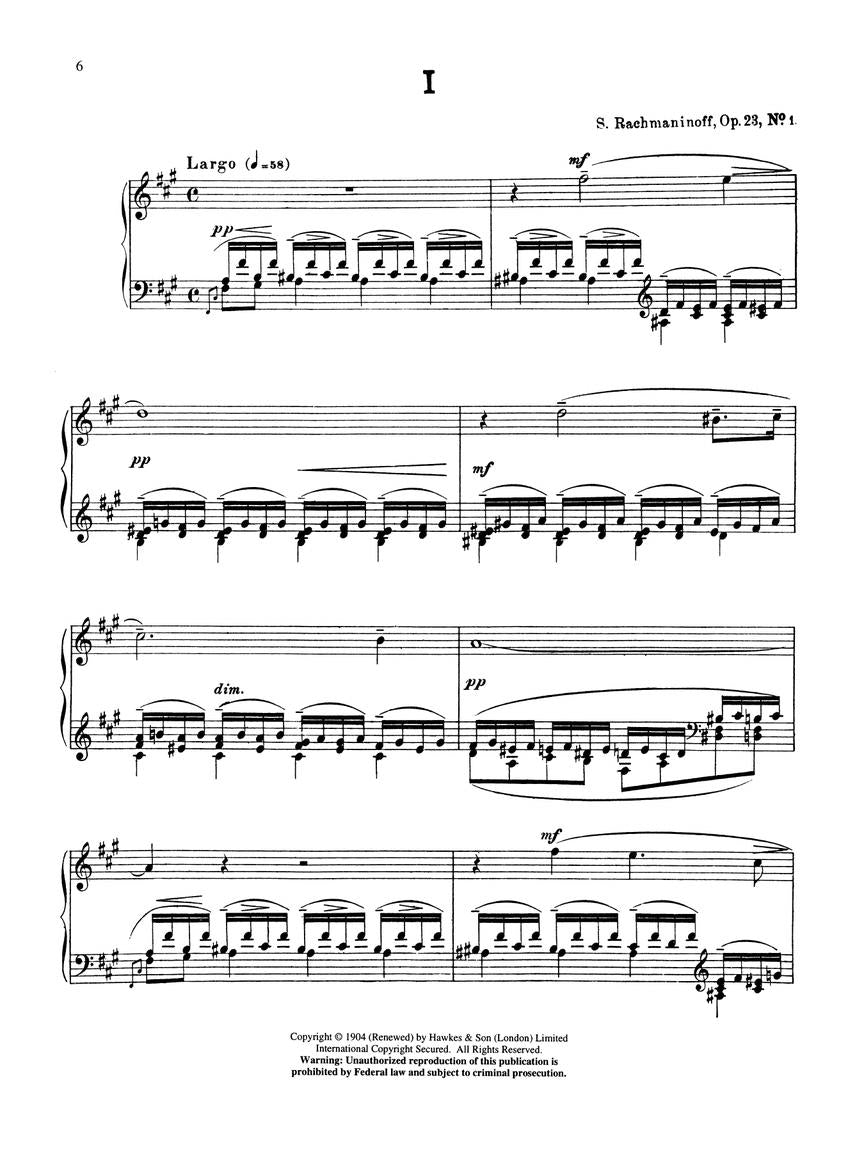 Rachmaninoff Complete Preludes, Op. 3, 23, 32