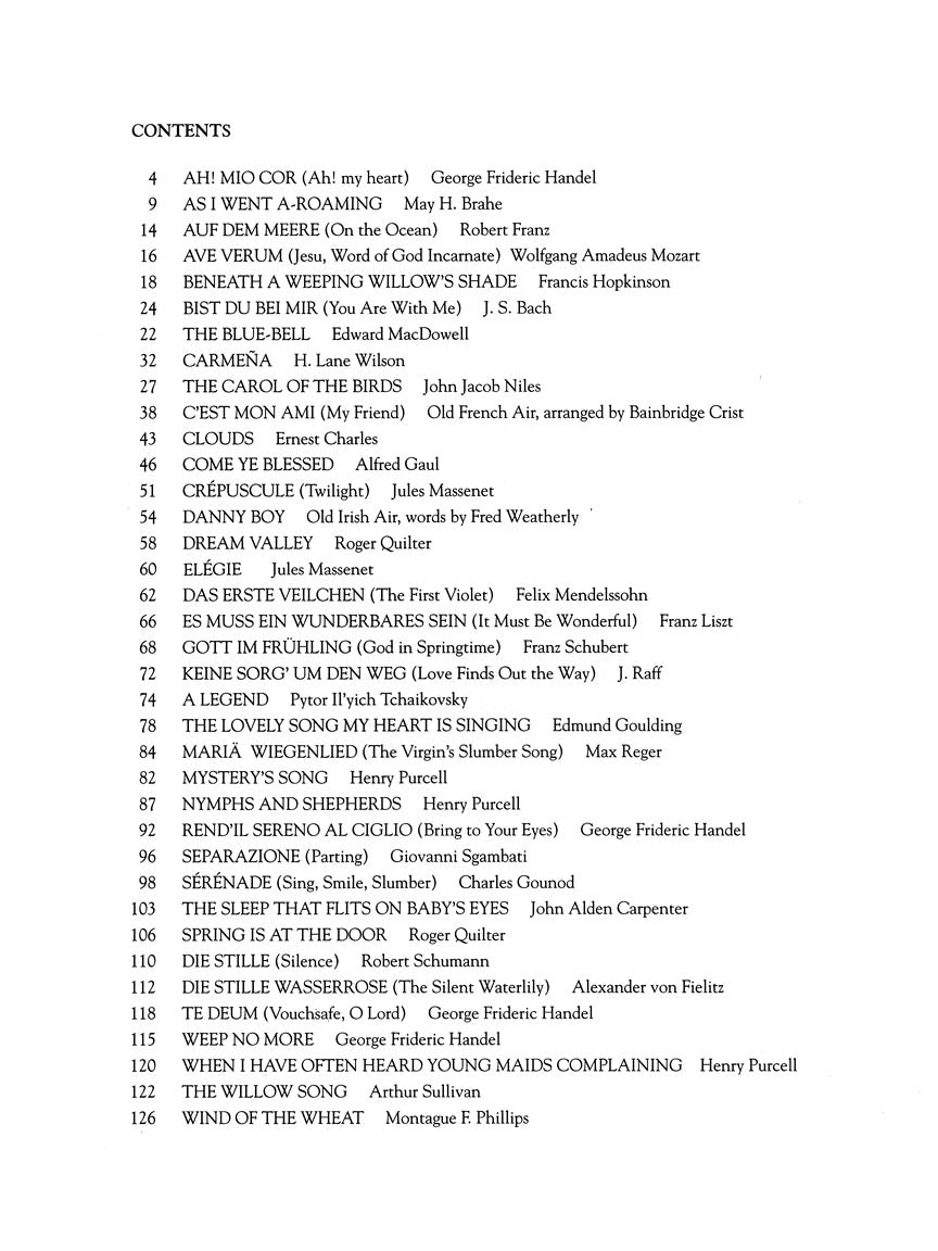 First Book of Mezzo-Soprano/Alto Solos, The - Part II
