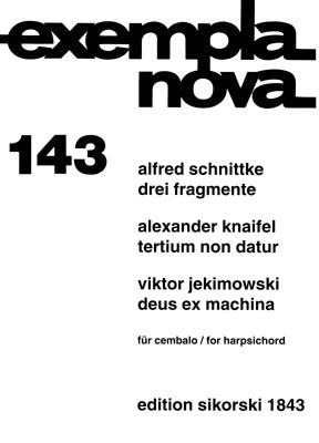 SCHNITTKE 3 FRAGMENTS