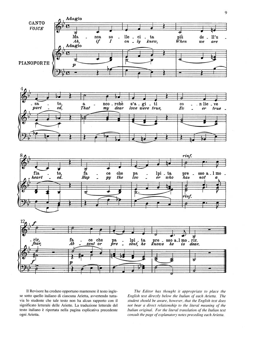 Vaccai Practical Vocal Method (Vaccai) - Low Voice Alto/Bass – Book/CD