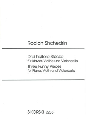 Shchedrin: 3 Funny Pieces for piano, violin, and cello