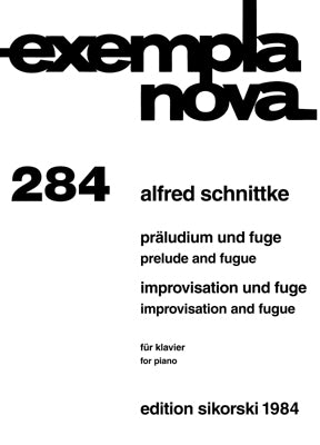 Schnittke: Improvisation & Fugue for Piano Solo