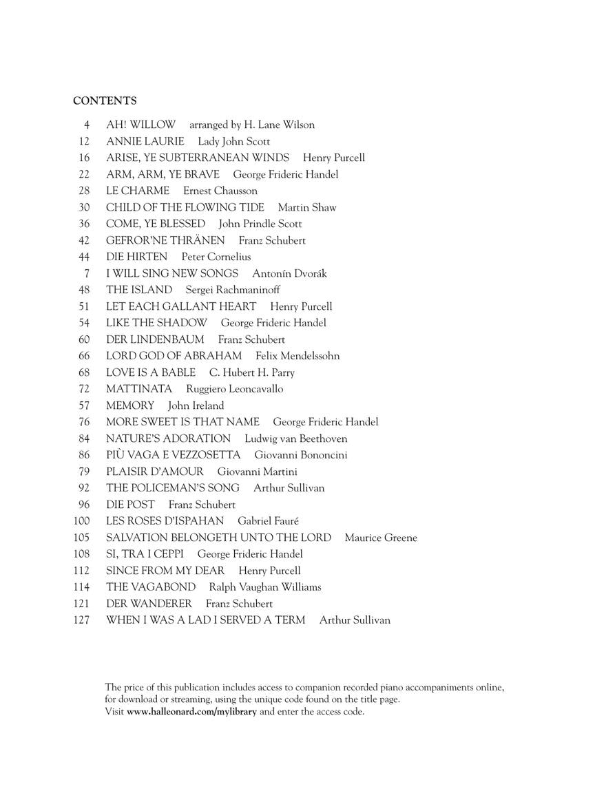 Second Book of Baritone/Bass Solos, The