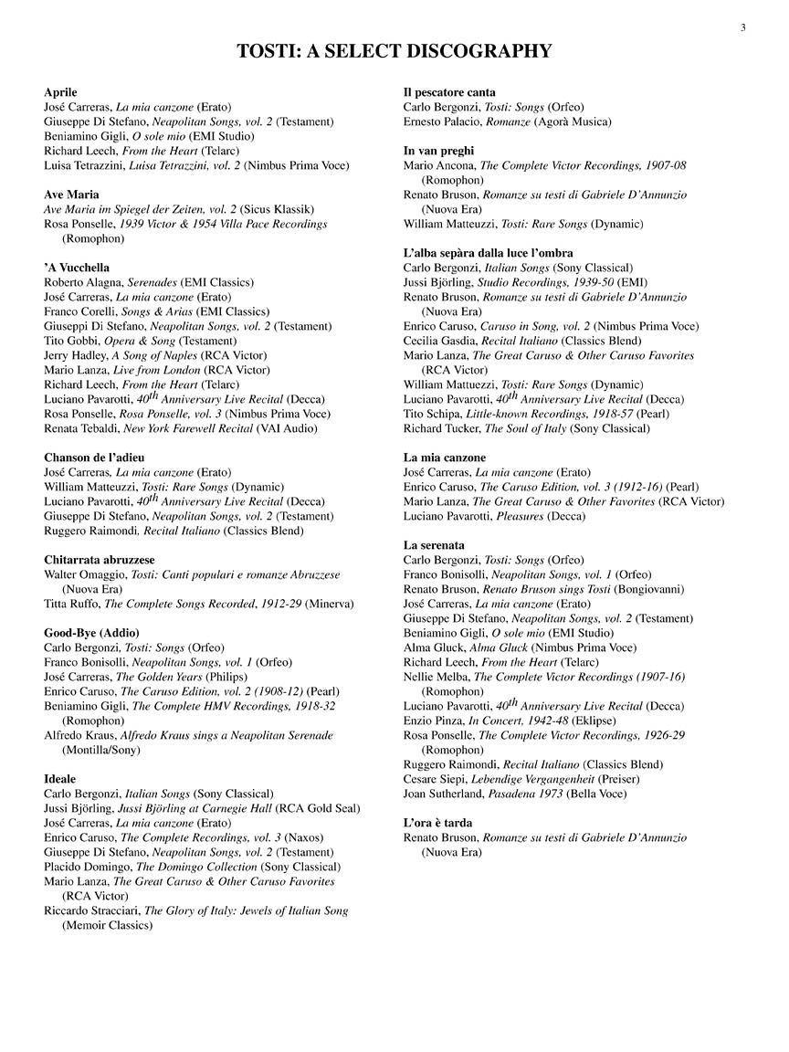 Tosti - 30 Songs (Low Voice)