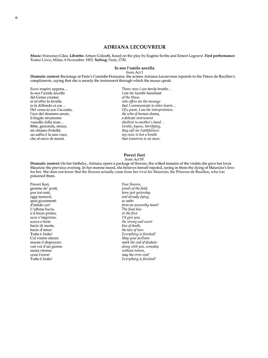 Anthology of Italian Opera Soprano