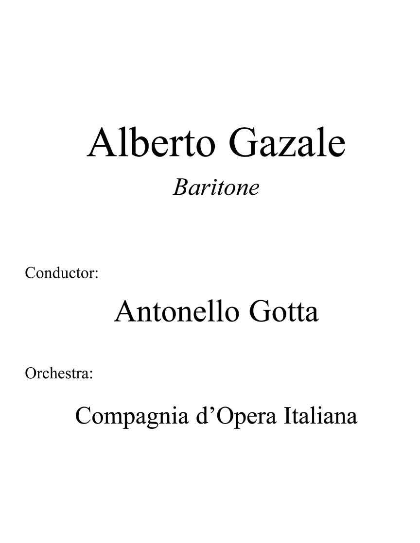 Cantolopera Arias for Baritone - Volume 2