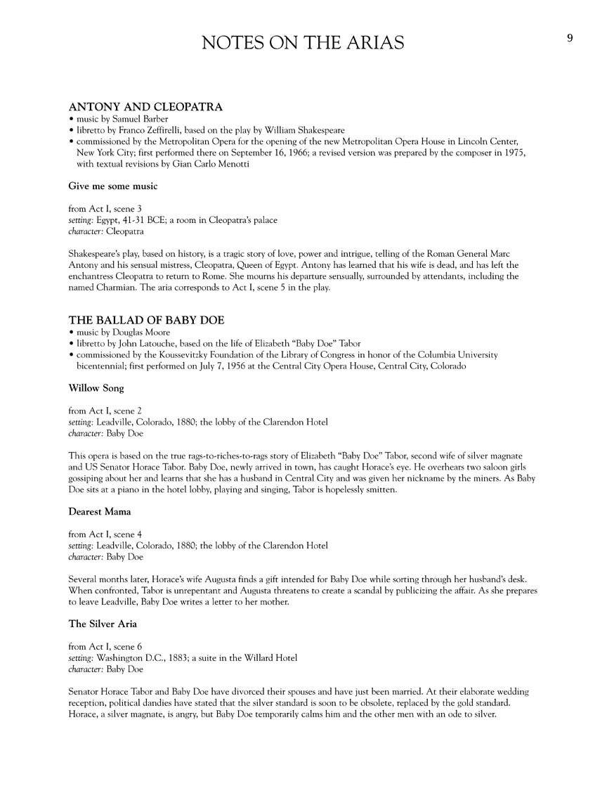 American Aria Anthology Soprano