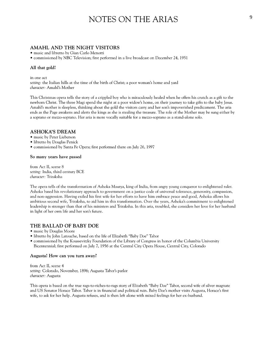 American Aria Anthology Mezzo-Soprano