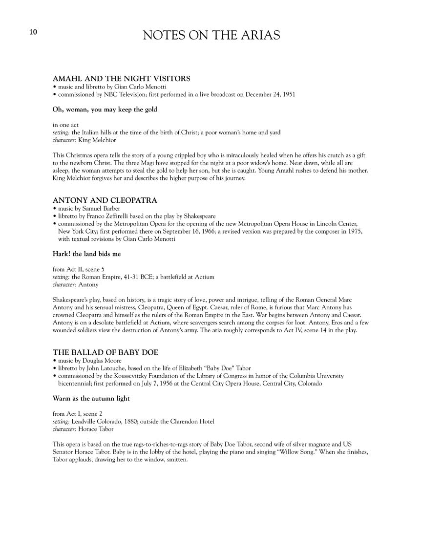 American Aria Anthology Baritone/Bass