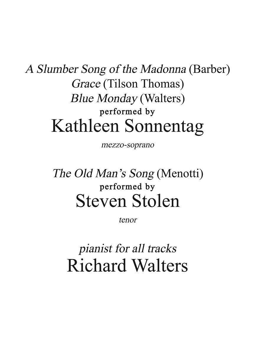 G. Schirmer Collection of American Art Song