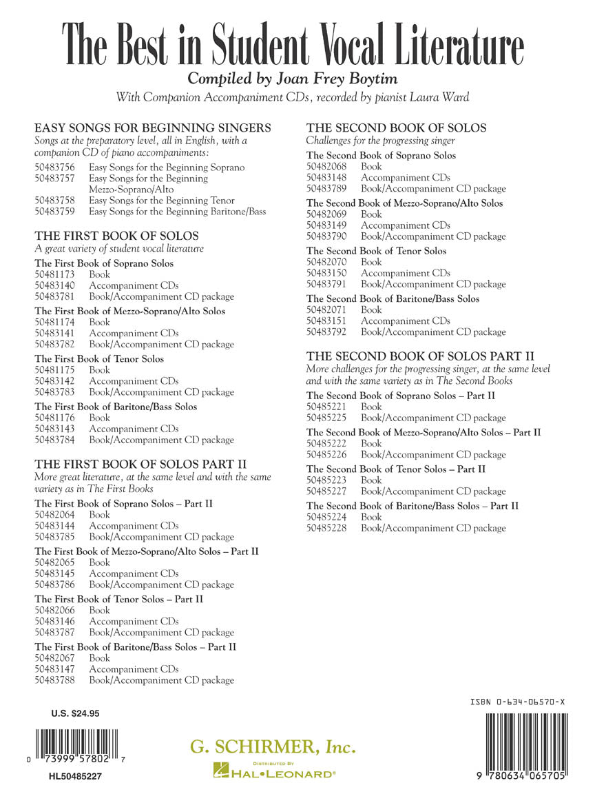 Second Book of  Tenor Solos - Part II