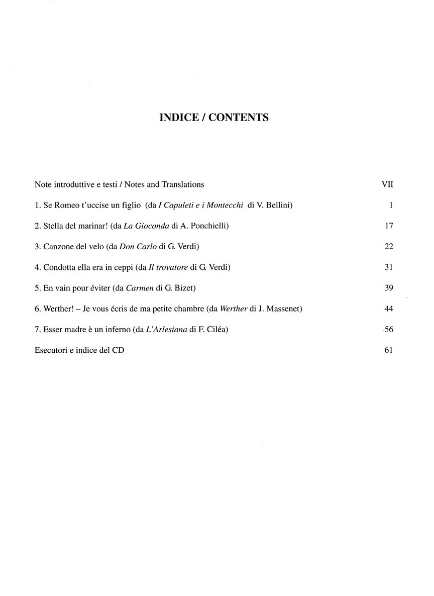 Cantolopera: Arias for Mezzo-Soprano Volume 3