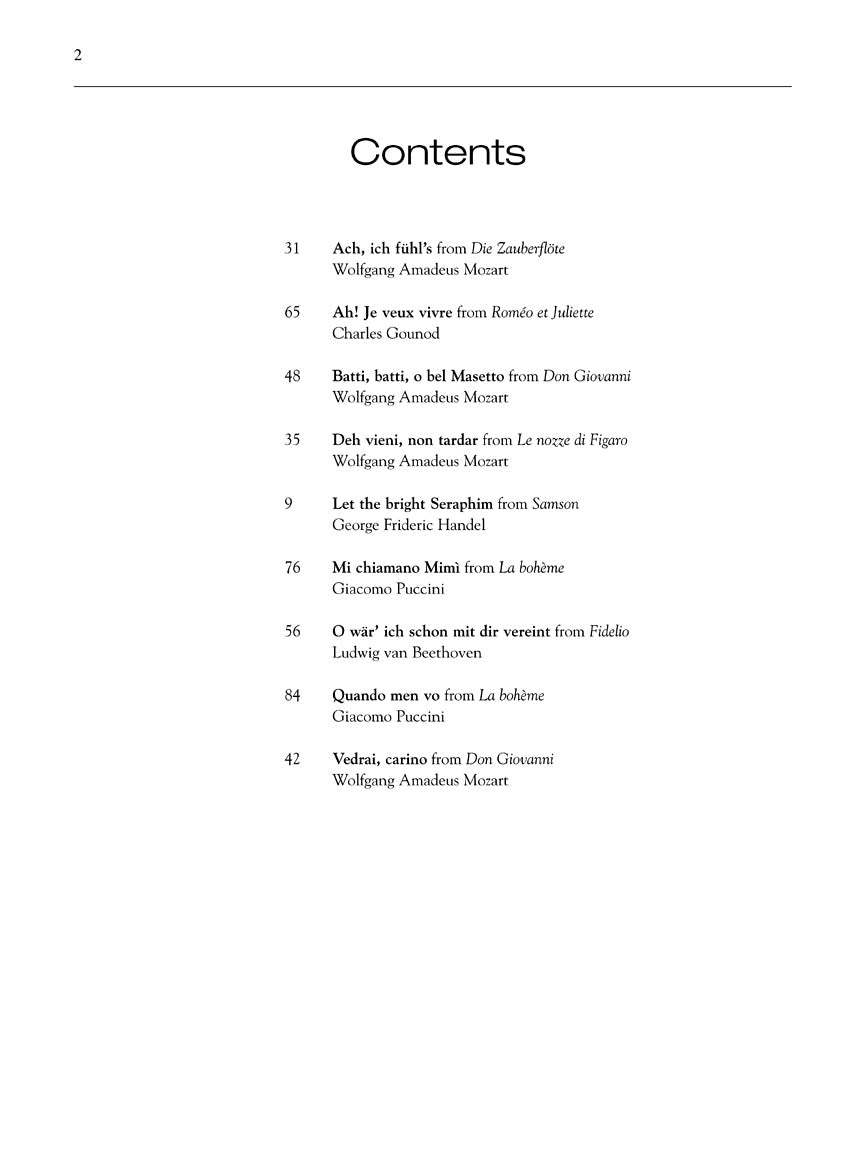 Lear, Evelyn - Lyric Soprano Arias: A Master Class