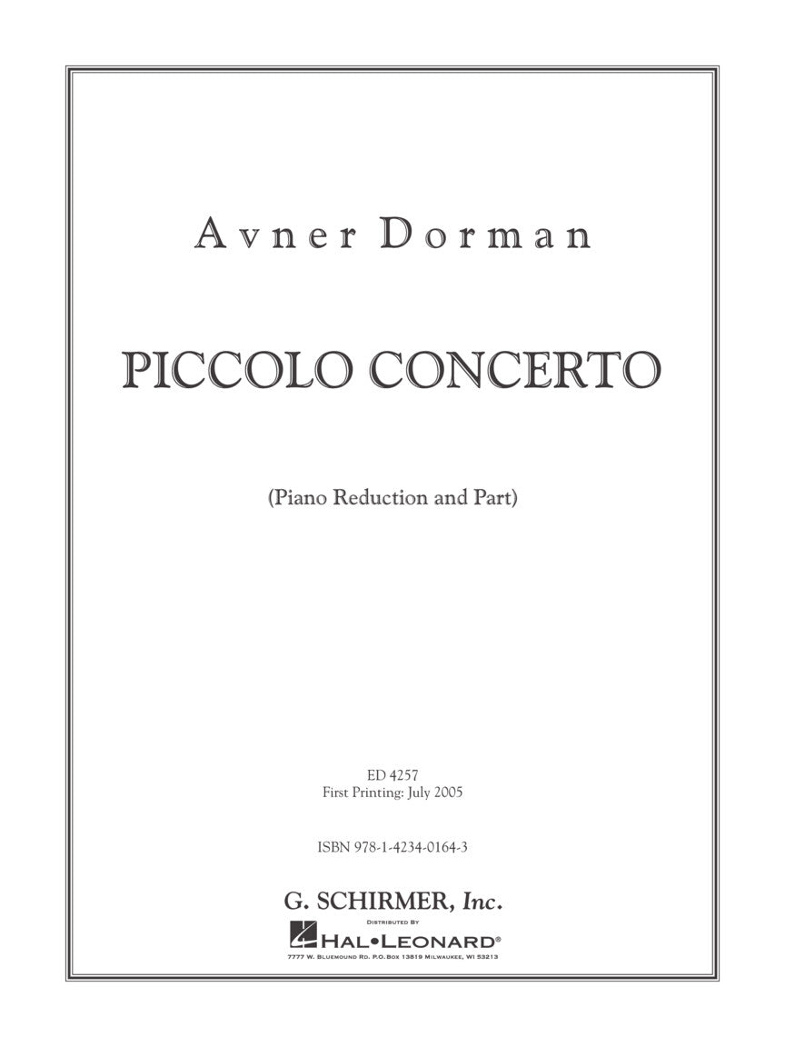 Dorman Piccolo Concerto