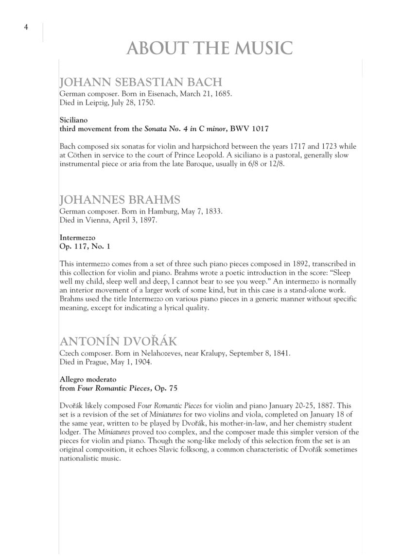 Violin Collection - Intermediate Level