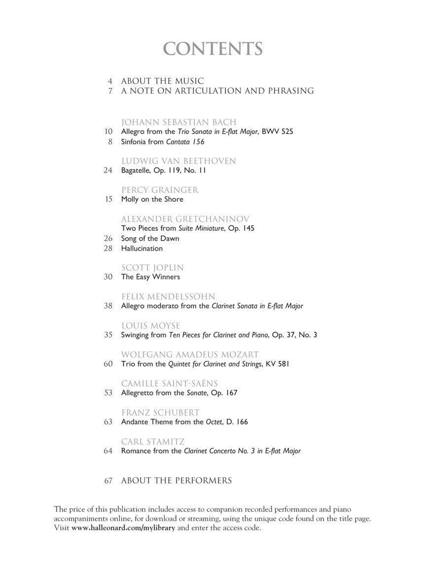 Clarinet Collection, The - Intermediate Level