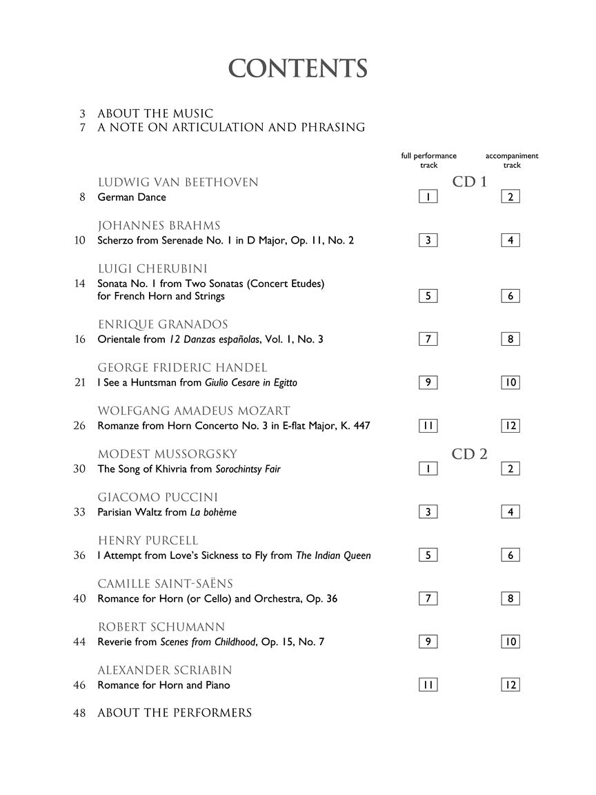 Horn Collection - Intermediate Level