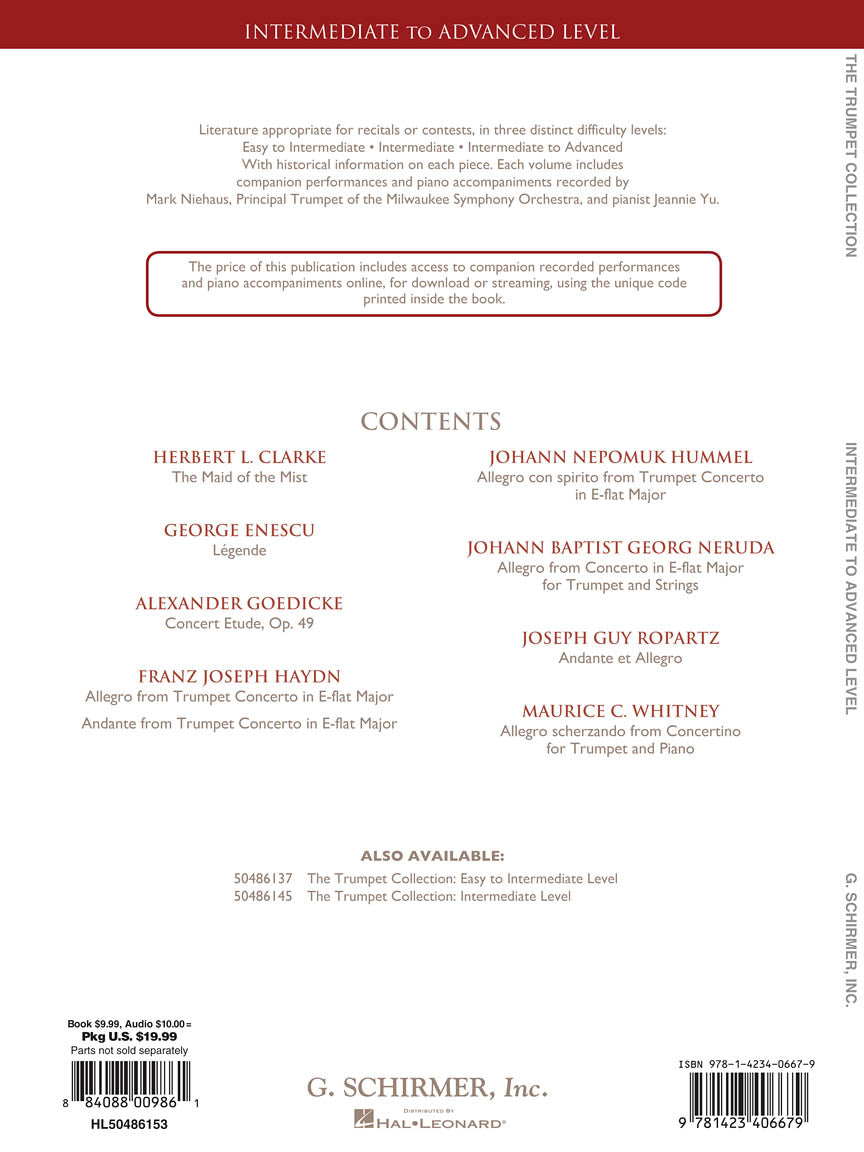 Trumpet Collection Intermediate to Advanced Level