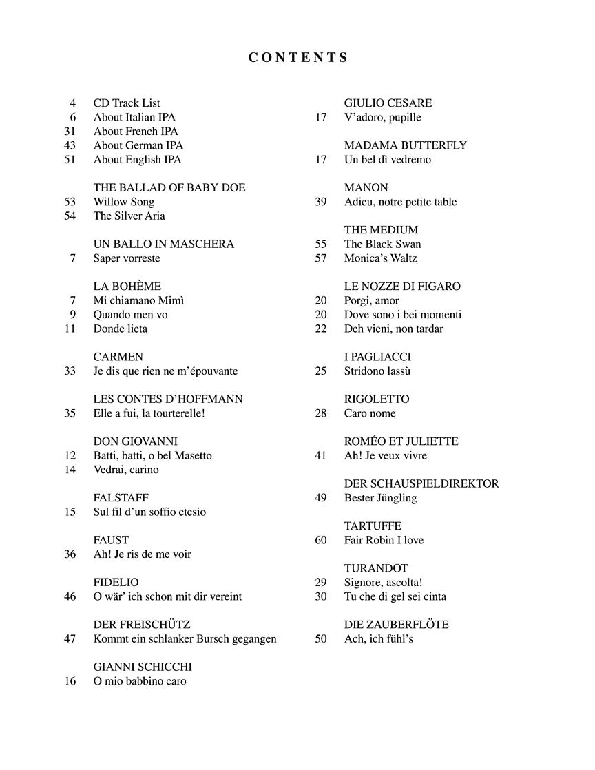 Diction Coach - Soprano