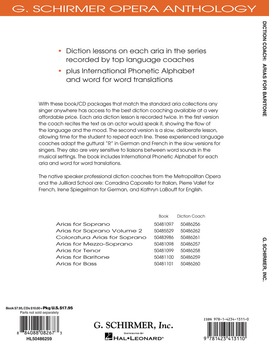 Diction Coach - Baritone