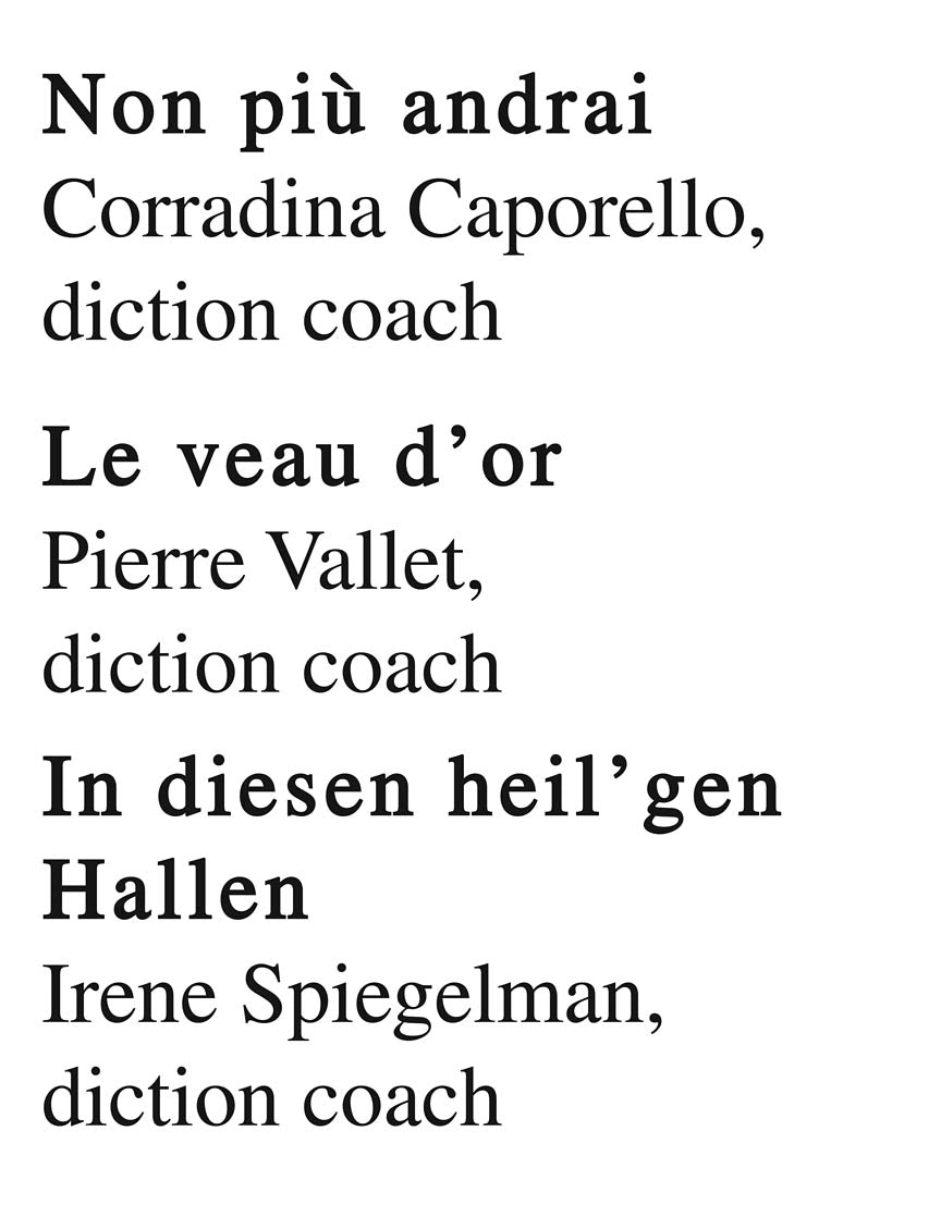 Diction Coach - Bass