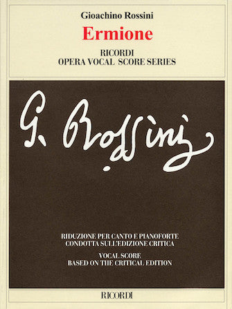 Rossini: Ermione Vocal Score