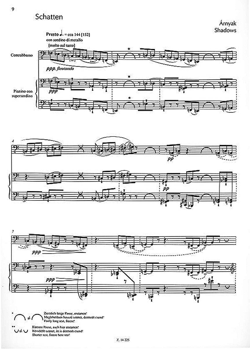 Kurtag Signs, Games And Messages For Double Bass